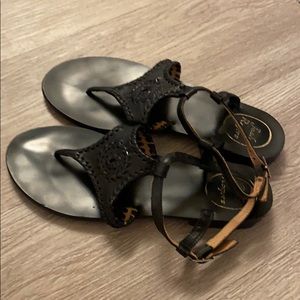 Like new!! Jack Rogers black sandals